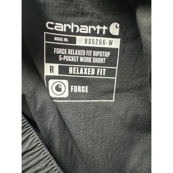 Carhartt Women's Ripstop 5 Pocket Work Short Black Size XXL - Picture 6 of 8